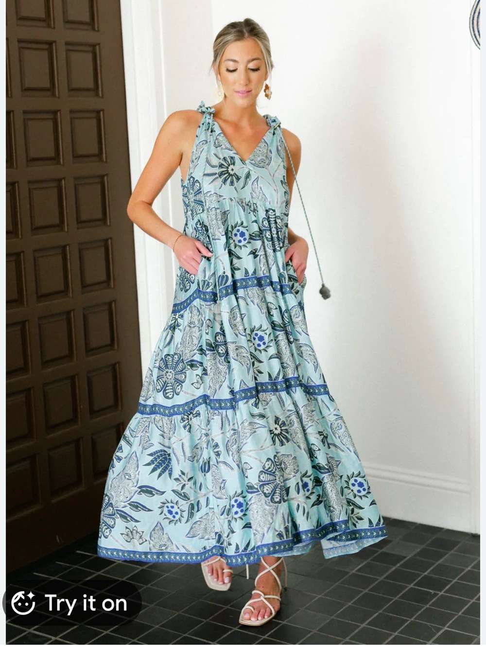 Omika Mint Paola Maxi Dress medium